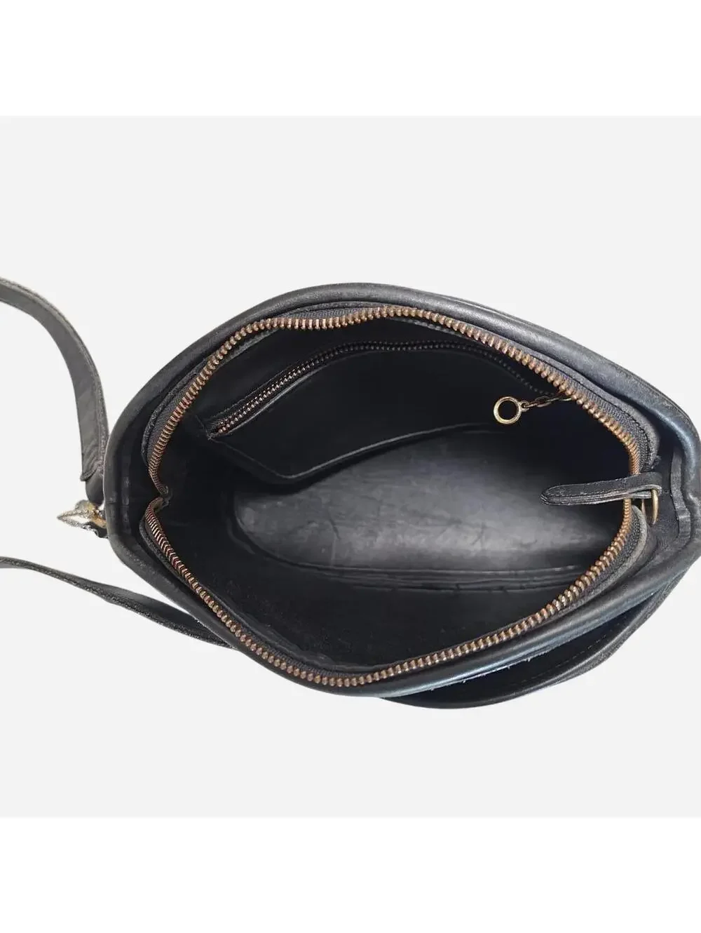 Vintage Coach 9976 Anderson Zip Top  Black Cross Body Bag.silent Luxury